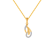 14KT (585) Yellow Gold And Diamond Pendant For Women For Discount