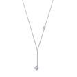 J evar Lotus Petals Lariat Diamond Necklace For Sale