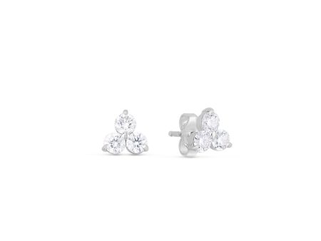 Roberto Coin Classic Diamond Stud Earrings Online Sale