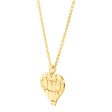 Topper Italia Gold Heart Pendant Necklace For Discount