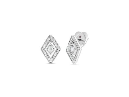 Roberto Coin Diamante Diamond Stud Earrings Online now