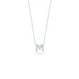 Roberto Coin Tiny Treasures Diamond Love Letter “M” Necklace Online Hot Sale