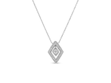 Roberto Coin Diamante Small Diamond Necklace Cheap