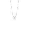 Roberto Coin Tiny Treasures Diamond Love Letter “X” Necklace Hot on Sale