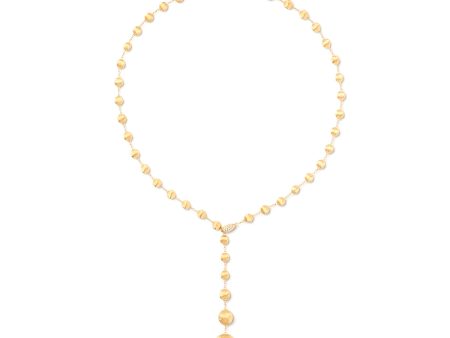 Marco Bicego Africa Lariat Necklace With Diamond Pavé Clasp Online Hot Sale