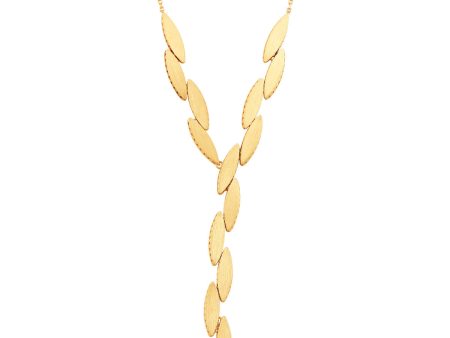 Topper Italia Gold Y-Lariat Necklace Cheap