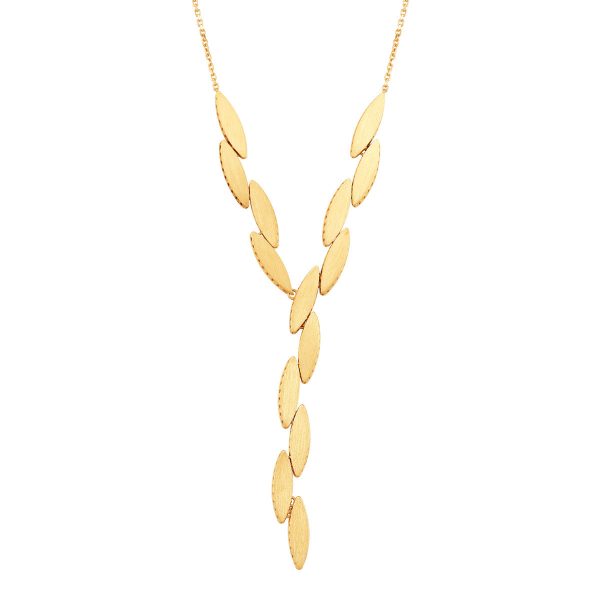 Topper Italia Gold Y-Lariat Necklace Cheap