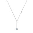 J evar Lotus Petals Lariat Diamond Necklace For Sale