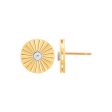 Topper Italia Gold Starburst Earrings Online now