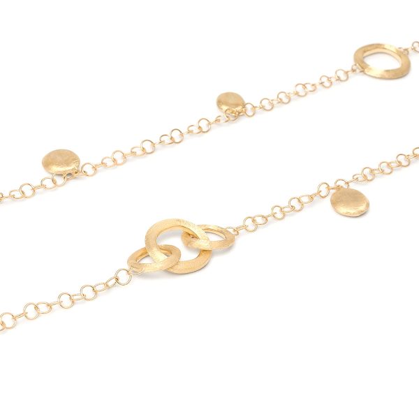 Marco Bicego Jaipur Gold Link & Charm Long Necklace Cheap