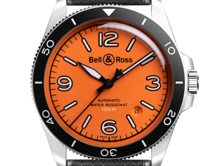 Bell & Ross BRV2-92 Orange Steel BRV292-O-ST SRB For Discount