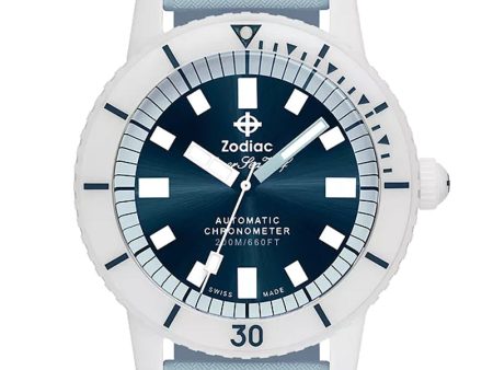 Zodiac Super Sea Wolf Ceramic Compression Automatic ZO9590 For Cheap