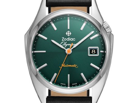 Zodiac Olympos Automatic Leather ZO9714 Discount