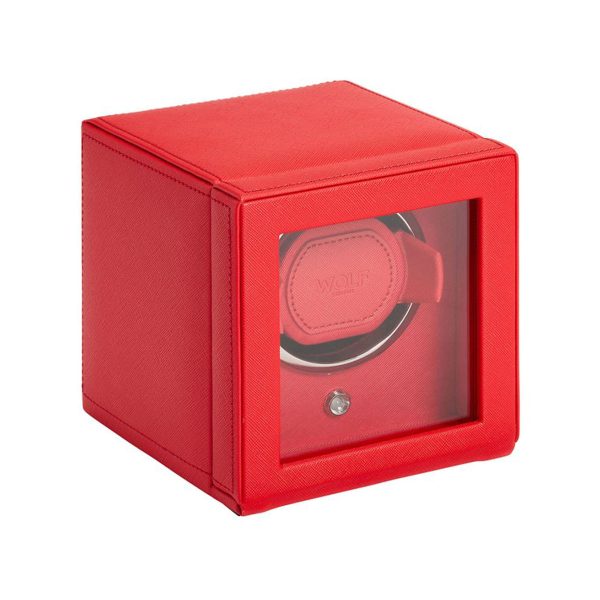 Wolf Cub Single Watch Winder with Cover Sale