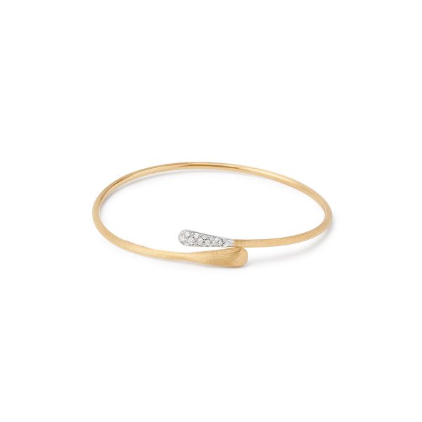 Marco Bicego Lucia Diamond Hugging Cuff Bracelet Hot on Sale