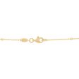 Topper Italia Gold Beaded Station Chain Necklace Cheap