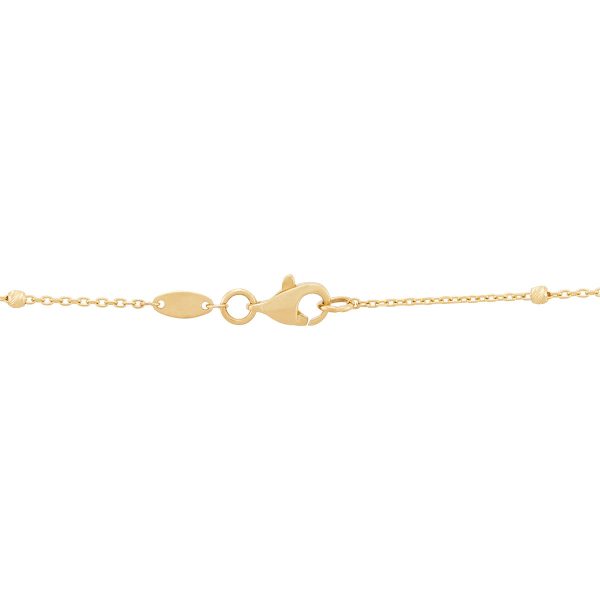 Topper Italia Gold Beaded Station Chain Necklace Cheap