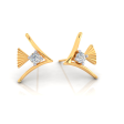 Charming 18k Gold And Diamond Earrings\
\ Fashion