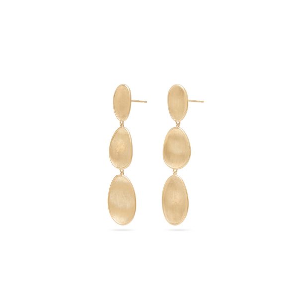 Marco Bicego Lunaria Three-Drop Large Earrings on Sale