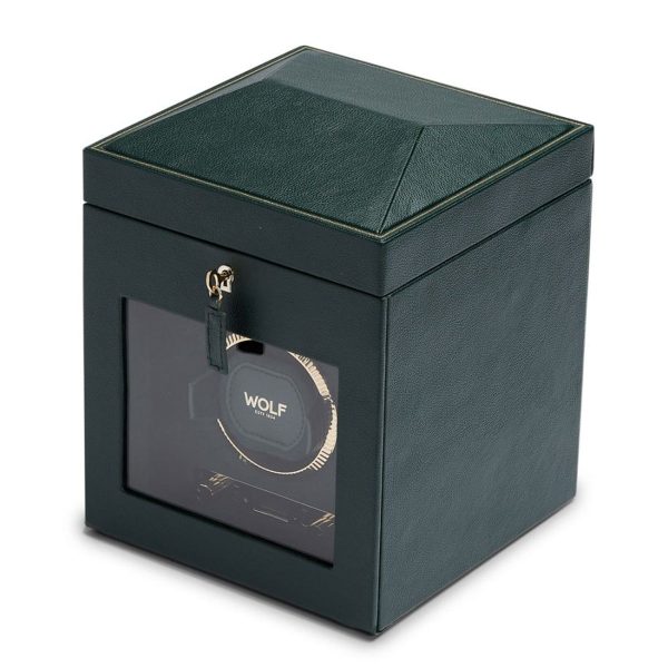 Wolf British Racing Single Watch Winder with Storage Online Sale