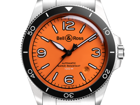 Bell & Ross BRV2-92 Orange Steel BRV292-O-ST SST Online Sale