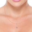 14KT (585) Rose Gold And Diamond Pendant For Women Online