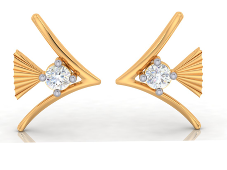 Charming 18k Gold And Diamond Earrings\
\ Fashion