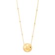 Topper Italia Gold Beaded Station Chain Necklace Cheap