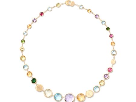 Marco Bicego Jaipur Color Graduated Gemstone Collar Necklace Online Sale