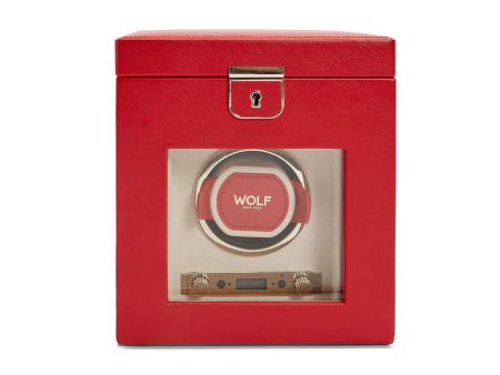 Wolf Palermo Single Watch Winder with Jewelry Storage Online Hot Sale