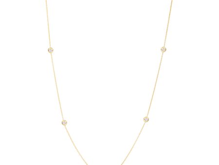 Roberto Coin Diamonds By The Inch 7 Station Necklace Hot on Sale