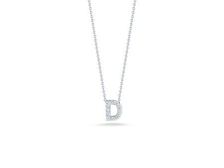 Roberto Coin Tiny Treasures Diamond Love Letter “D” Necklace Supply