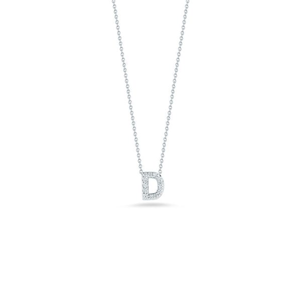 Roberto Coin Tiny Treasures Diamond Love Letter “D” Necklace Supply