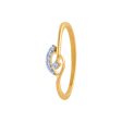 14k (585) Yellow Gold And Diamond Ring For Women Fashion