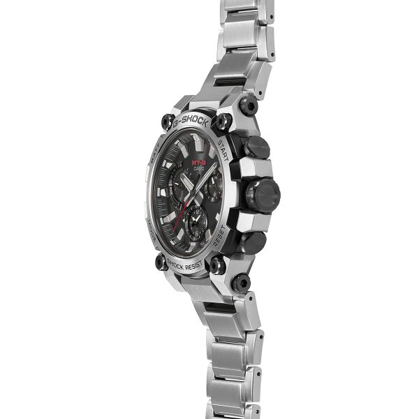 G-Shock MT-G Silver with Black Partial IP MTG-B3000D-1A Discount