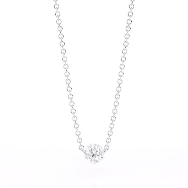 Aresa New York Hadid Solitaire Diamond Necklace For Discount