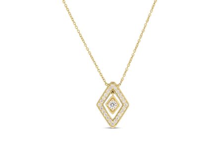 Roberto Coin Diamante Small Diamond Necklace on Sale