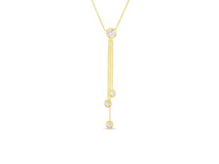 Roberto Coin Diamonds By The Inch Triple Drop Necklace For Cheap