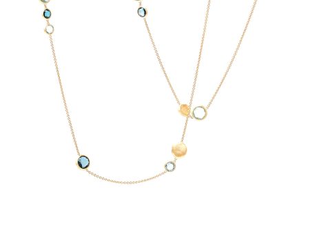 Marco Bicego Jaipur Color Long Mixed Topaz Necklace Discount