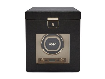 Wolf Palermo Single Watch Winder with Jewelry Storage on Sale