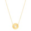 Topper Italia Gold Round Starburst Pendant Necklace Hot on Sale