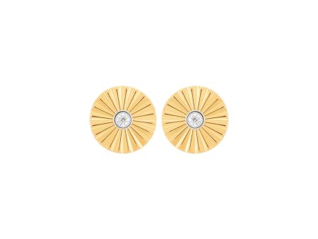 Topper Italia Gold Starburst Earrings Online now