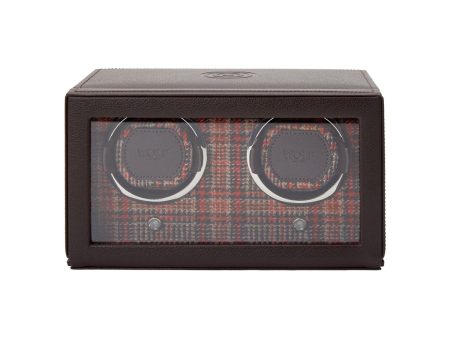 Wolf WM Brown Double Watch Winder Fashion