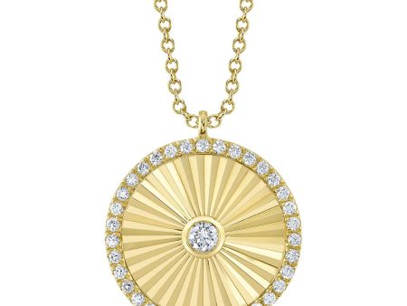 Shy Creation Diamond Circle Necklace Fashion