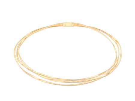 Marco Bicego Marrakech Three-Strand Coil Necklace Online Sale