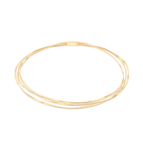 Marco Bicego Marrakech Three-Strand Coil Necklace Online Sale