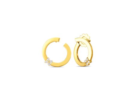 Roberto Coin Love In Verona Flower Circle Earrings Sale