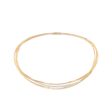 Marco Bicego Marrakech Three-Strand Coil Necklace With Diamond Bar Online