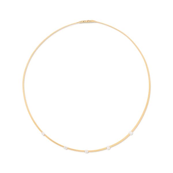 Marco Bicego Masai Coil Necklace With Diamond Stations Online