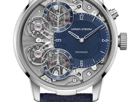 Armin Strom Mirrored Force Resonance Manufacture Edition Blue Limited Edition ST22-RF.05 For Sale